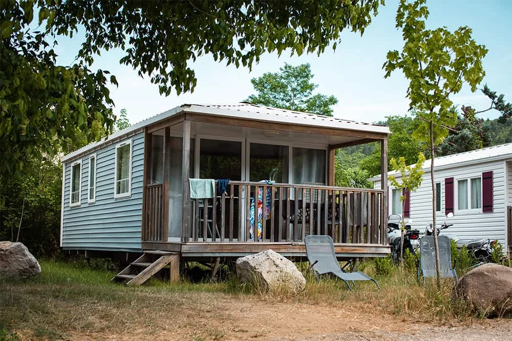 Mobil-home pouvant accueillir des familles jusqu'à 6 personnes en Lozère