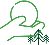 Icône verte de terrain de pétanque accessible au camping Le Pré Morjal