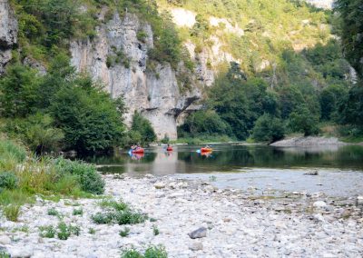 kayaking in the Gorges du Tarn